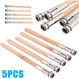 Pencil 5pcs Extender Adjustable Wood Lengthener Holder Painting Drawing Tool for School Office Supply