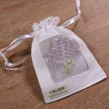 Sachet wit lavendel B011 : 1 piece White ramie/cotton embroidery Lavender gift bags Lace edge Storage 5x7 inches bags, travel pouch