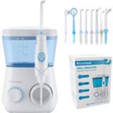 👉 Watertank Nicefeel Oral Irrigator Water Flosser Dental Jet Teeth Cleaner Hydro With 600ml Tank & 7 Nozzle and 1 Toothbrush