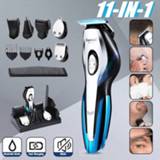 👉 Beard trimmer KEMEI Men Shaving Machine Rechargeable Electric Hair Trimmers 11 in 1 Clipper Shaver Nose 5