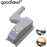 👉 Goodland LED Under Cabinet Light Universal Wardrobe Light Sensor Led Armario Inner Hinge Lamp For Cupboard Closet Kitchen