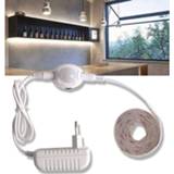 👉 Wardrobe LED Under Cabinet Lights with Motion Sensor Closet Light Strip 12V Waterproof Cupboard Bed Lamp 220 EU Power Supply