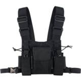 👉 Two-way radio Radios Pocket Chest Harness Front Pack Pouch Holster Vest Rig Carry Case for 2 Way Walkie Talkie Baofeng