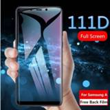 👉 Screenprotector Full Screen protector glass on samsung A6 A7 A8 A9 2018 tempered for galaxy A30 A50 A70 Plus protective