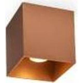 👉 Plafond lamp aluminium koper Wever Ducre Box Ceiling 1.0 LED Plafondlamp -