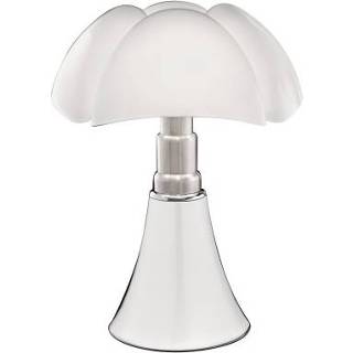 👉 Tafellamp wit RVS medium Martinelli Luce Pipistrello LED -