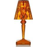 👉 Tafel lamp kunststof geel Kartell Battery Tafellamp - 8058967199567
