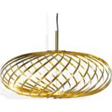 👉 Hang lamp messing roestvrij staal small Tom Dixon Spring Hanglamp - 5056194402408