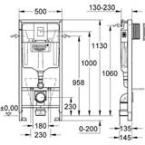 👉 Bedieningsplaat staal Grohe Rapid sl wc-element met skate Cosmopolitan 4005176863257