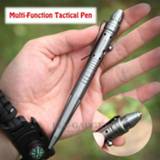 👉 Alloy Multi-Function Self Defense Tactical Pen Bolt-Switch Aluminum Ball Point Emergency Glass Breaker EDC Tool Gift Box
