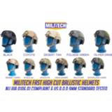👉 Helm ISO Certified MILITECH OCC Dial NIJ Level IIIA 3A FAST High Cut XP Bulletproof Aramid Ballistic Helmet With 5 Years Warranty