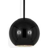 👉 Hanglamp zwart kunststof Tom Dixon Copper Round 25 cm - 5056194400251
