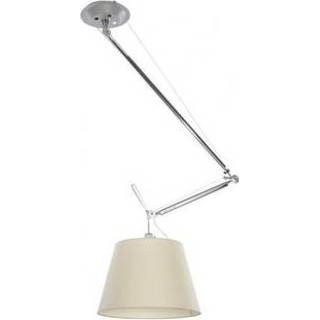 👉 Hanglamp beige aluminium Artemide Tolomeo Decentrata 36 cm -