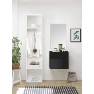 👉 Spaanplaat wit grijs Halmeubelset Infinity 1 in met hoogglans