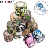 👉 Bandage 2.2 Times Elastic Camouflage Elastoplast Disguise Self Adhesive Wrap Hunting Hunt 4.5m Sports Protector Support