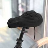 Bike EVA Thick Cycling Bicycle Pad Seat Saddle Cover Soft Cushion With Anti-slipping Lining Adjustable Drawstring ALS88