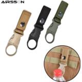 👉 Water bottle Tactical Molle Buckle Carabiner Clip Webbing Strap Attachment Belt Backpack Hanging Keychain for Camping Hiking