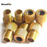 Bike Copper road light bicycle valve adapters wind fire wheels gas nozzle air Conversion head Converter