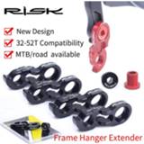 Derailleur hanger RISK Rear Extender Kit Bike Tail Hook Extension Aluminum Cycling Adapter Bicycle Parts 40T 42T 46T