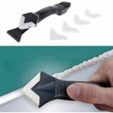 👉 Make-up remover silicone DIY 3 In 1 Sealant Angle Scraper Trowel Grout Caulk Corner Tool JUN28 dropship