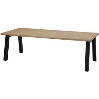 👉 Terrastafel teakhout aluminium active Derby dining tuintafel 240x100xH75 cm