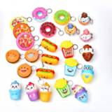 👉 Keychain Kawaii donut Squishy Ice Cream Slow Rising squishies Stress Relief Toy antistress for children adults fidget