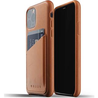 👉 Portemonnee leather leer zwart Mujjo - Full Wallet iPhone 11 Pro 8718546172083