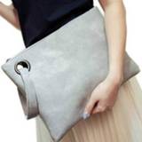 👉 Handtas leather vrouwen Fashion Solid Handbag Women's Clutch Bag Women Envelope Zipper Evening Female Clutches Torebki Damskie