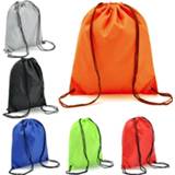 Backpack nylon vrouwen Drawstring String Gym Sack Bag Sports Cinch for Men Women Kid School Travel