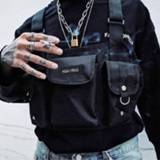 👉 Kanye West Chest Rig Bag For Men Hip Hop Streetwear Functional HGUL Sling Military Tactical Soulder Waist Pack