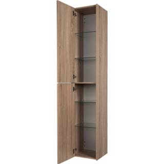 👉 Hoge kast eiken active exclusief Saniselect Socan 35,5x180x320 cm Bardolino 8714175905733