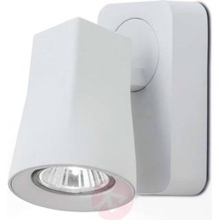 Opbouw spot a++ Mat Wit aluminium Verstelbare opbouwspot Aurora met 1 lampje