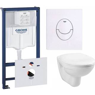 👉 Toiletset Grohe Rapid Sl Met Basic Smart En Skate Air Drukplaat - Actie Set + Megasplash Start Softclose 8719304354215