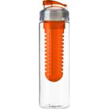 👉 Drinkfles oranje Drinkfles/waterfles met fruitfilter 650 ml