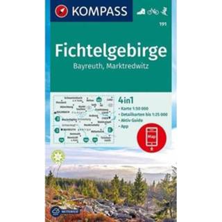 👉 Fichtelgebirge Bayreuth Marktredwitz 1 50 000 - Kompass-Karten Gmbh 9783990447130