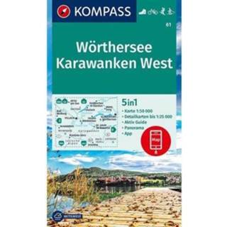👉 Wörthersee Karawanken West 1 50 000 - Kompass-Karten Gmbh 9783990447284