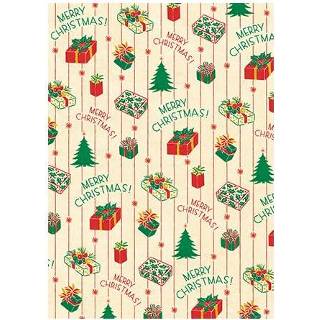 👉 Poster Cavallini Co Kerst Vintage Christmas Presents 9781619925274