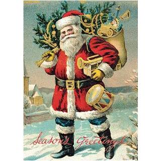 Poster Cavallini Co Kerst Vintage Santa 9781574896879