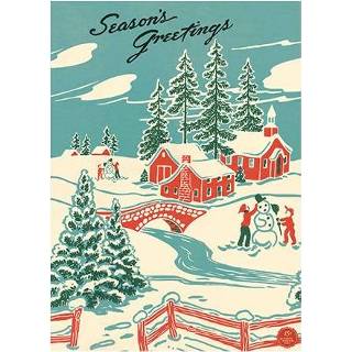 👉 Poster Cavallini Co Kerst Vintage Winter Wonderland 9781619929920