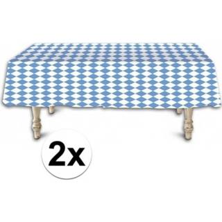 👉 Tafelkleed Oktoberfest - 2x Beieren tafelkleden/tafelzeilen 137 x 275 cm
