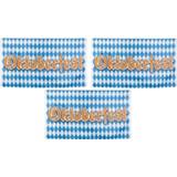 👉 Vlag 3x Oktoberfest vlaggen Bayern 90 x 150 cm