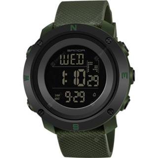 👉 Watch army green Sanda 361 Men's Fashion Luminous Electronic Waterproof Multi-function Sports Personality