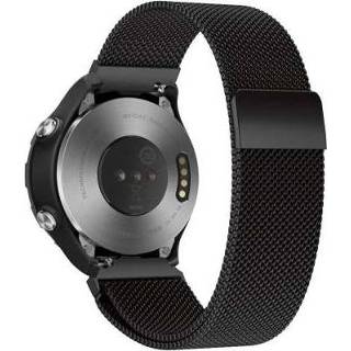 👉 Armband zwart m magneetsluiting fashion Just in Case Milanees voor Huawei Watch 2 Classic 8718722482050