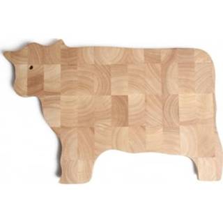 👉 Snijplank active koe, rubberhout, 43,5 x 26 cm