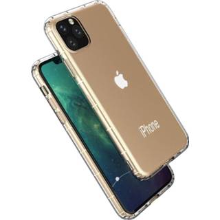 TPU zwart Mobiq - Schokbestendig hoesje iPhone 11 Pro Max 7106611039538