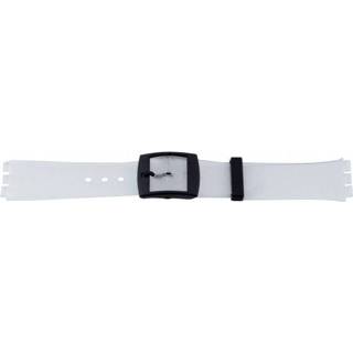 Horlogeband transparant kunststof plastic WoW P51.14 Kunststof/Plastic 17mm 8719217124882