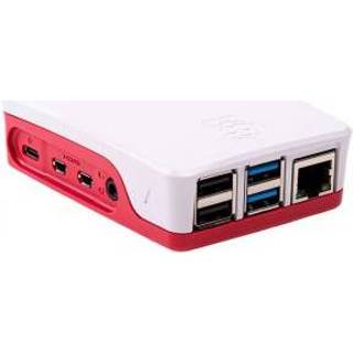 👉 Rood wit Behuizing Voor Raspberry Pi 4 Model B - Rood/Wit 644824914916