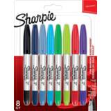 👉 Viltstift Sharpie permanente marker twin tip, blister van 8 stuks in geassorteerde kleuren 3026980654092