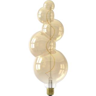👉 Ledlamp goud Calex Alicante LED-lamp E27 4W 130lumen gold dimbaar 8712879141921