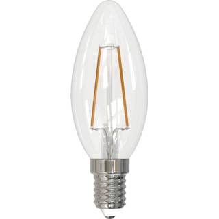 👉 Kaars lamp glas a++ warmwit E14 LED kaarslamp gloeidraad 2W, helder, 2700 K